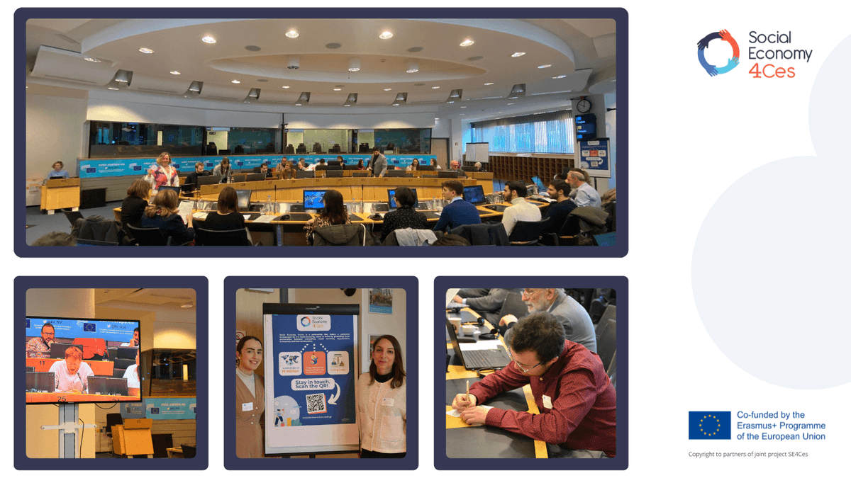 We are so incredibly proud. Our final event in 🇧🇪 Brussels had over 80 participants😍.

Shout out to the organisation, moderators, and panellists for enabling these inspiring discussions.

Event conclusions will follow soon!

Find event pics here📷👉
socialeconomy4ces.auth.gr/resources-publ…