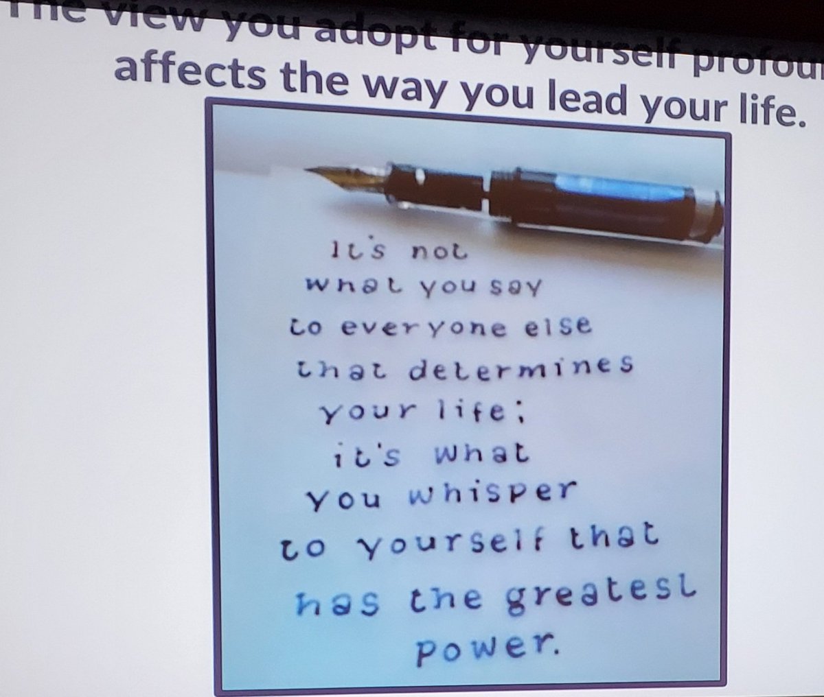 alc197x's tweet photo. Wow! Lots of wonderful take away! #efficacy @KristinPoage https://t.co/QHxMGV3udA