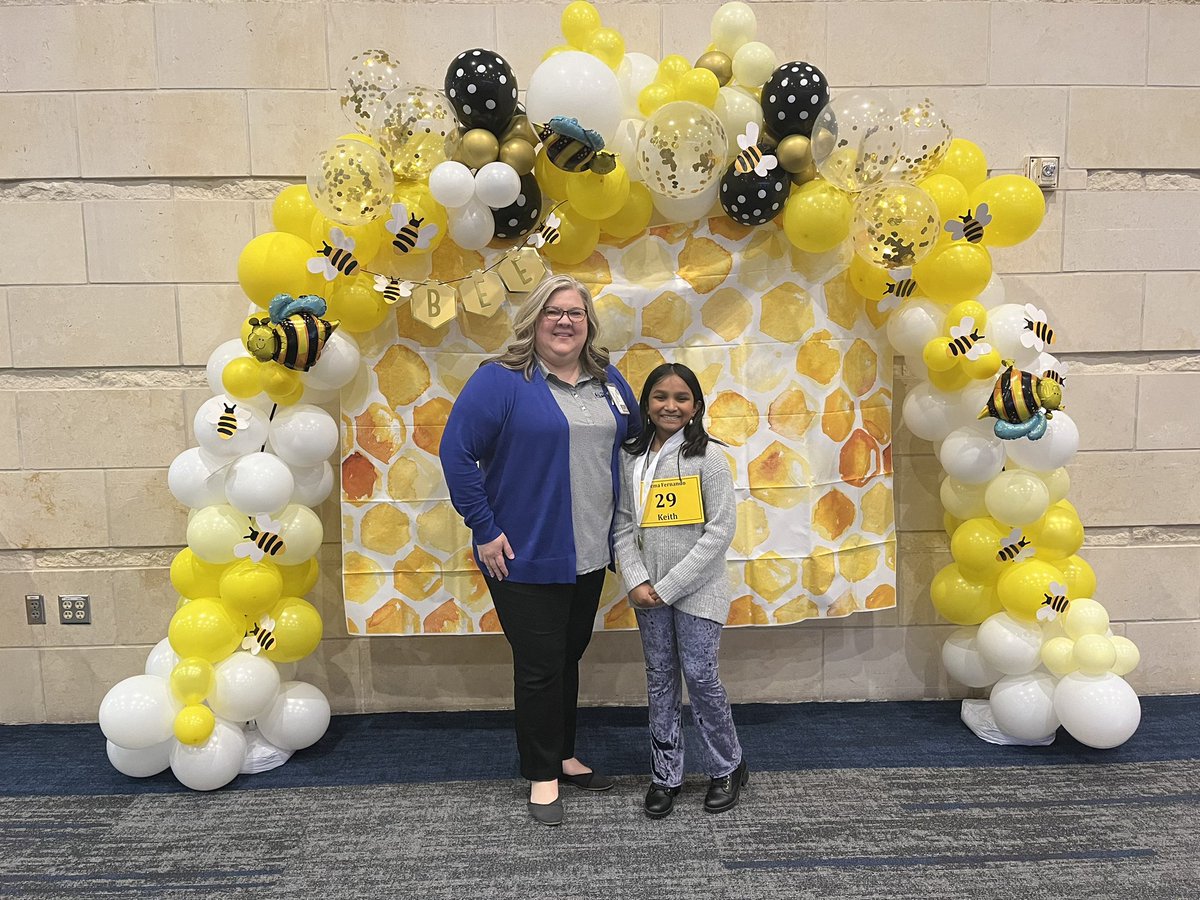 We are proud of 5th grader, Thema, who represented Keith Elementary last night at the Cypress-Fairbanks ISD District Spelling Bee! #CFISDspirit #ThisIsKeith