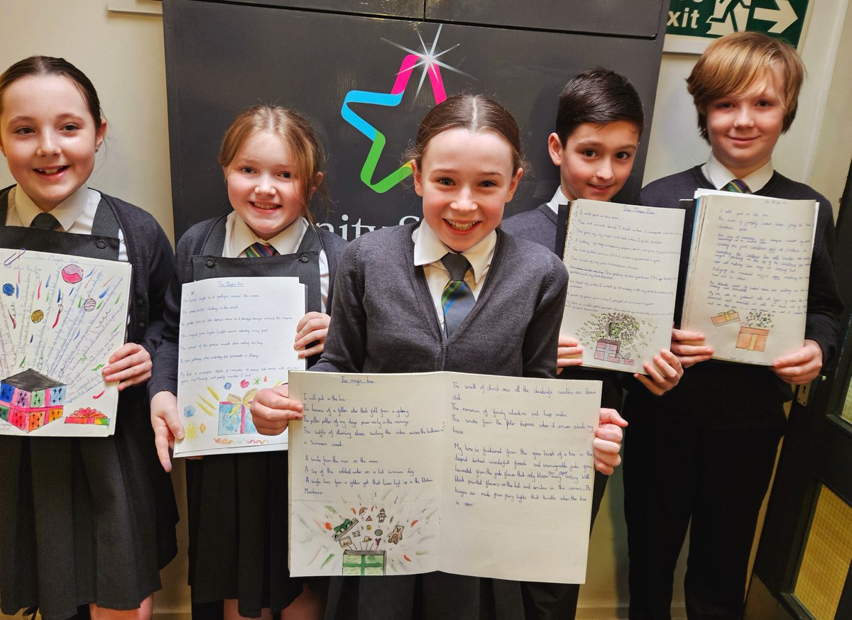 Year6TSP's tweet photo. Wow! We have been busy writers recently. Three new pieces added to our author books this half-term with another on the way! #TSPWriting ✍️ https://t.co/8dc0IJkrRO