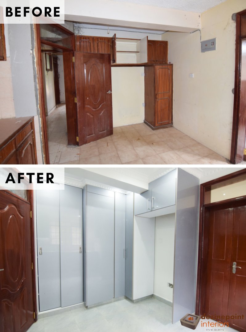 dezinepoint's tweet photo. Give your kitchen a fresh start! 🤩Witness the complete transformation of our recent Kahawa Sukari project, where new cabinetry not only provides maximum storage but also upgrades the entire space from scratch glamming up the space revealing a stunning new look https://t.co/j4Ej6cDLkx