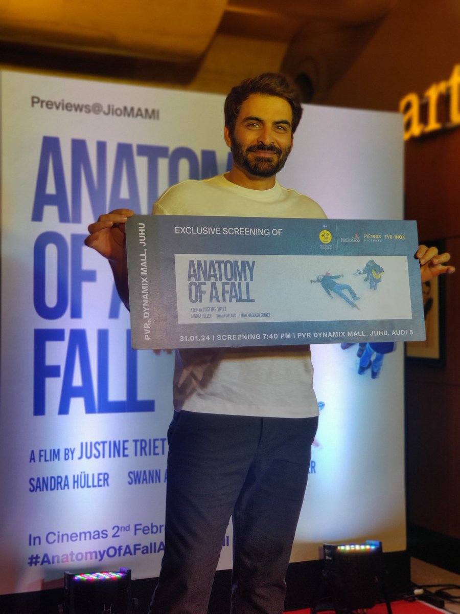 MumbaiFilmFest's tweet image. #AnatomyOfAFallAtJioMAMi 

#ManavKaul 

#PictureWorks 
@PicturesPVR
@_PVRCinemas