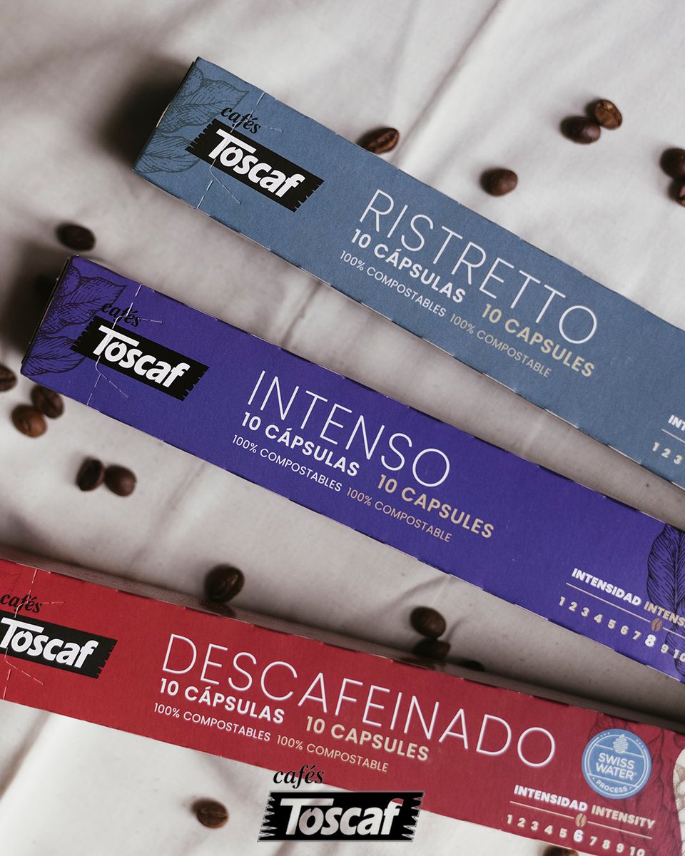 ¿Con cuál de nuestras cápsulas te quedas? ⚡️

¡Nosotros no podemos elegir, nos encantan todas!

Descubre todos nuestros productos en cafestoscaf.es 💻

#CafésToscaf #CoffeeTime #LocosPorElCafé #SírveteDePasión #Cápsulas