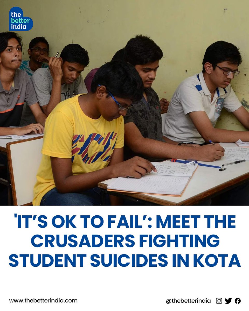 How well are our students navigating the academic hustle? 

#StudentWellbeing #ItsOKtoFail #MentalHealth #Kota #StudentMentalHealth #Education

[Kota, Student Wellbeing, Mental Health]