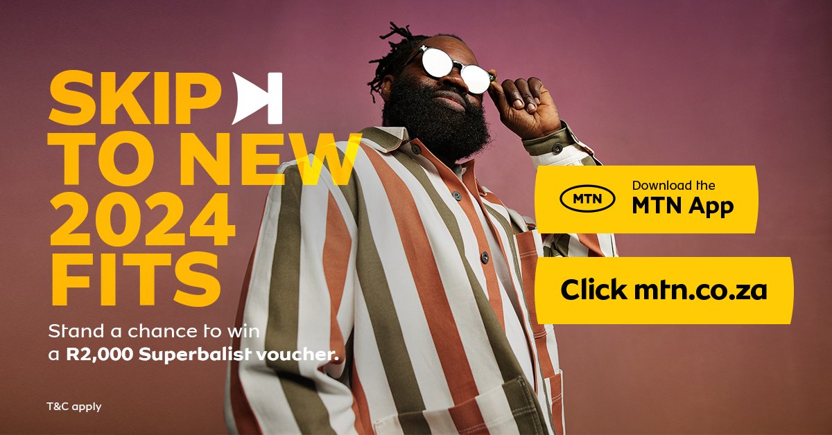 MTNza's tweet photo. New year, new #MTNSummer fits? Yaas! π Show us your best summer fit π₯ and you could win a Superbalist voucher worth R2,000! T&C applyβ
Find more of the 2024 #MTNGoodStuff: https://t.co/q1qYbqCNPR https://t.co/Xwkf5MDWlU