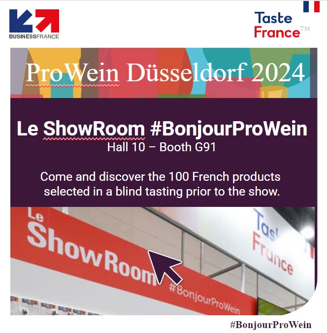 El 25 de enero pasado se seleccionaron los 100 mejores productos del Espacio Francia en ProWein 2024! 
#BonjourProWein; #TasteFrance; #TeamFranceExport