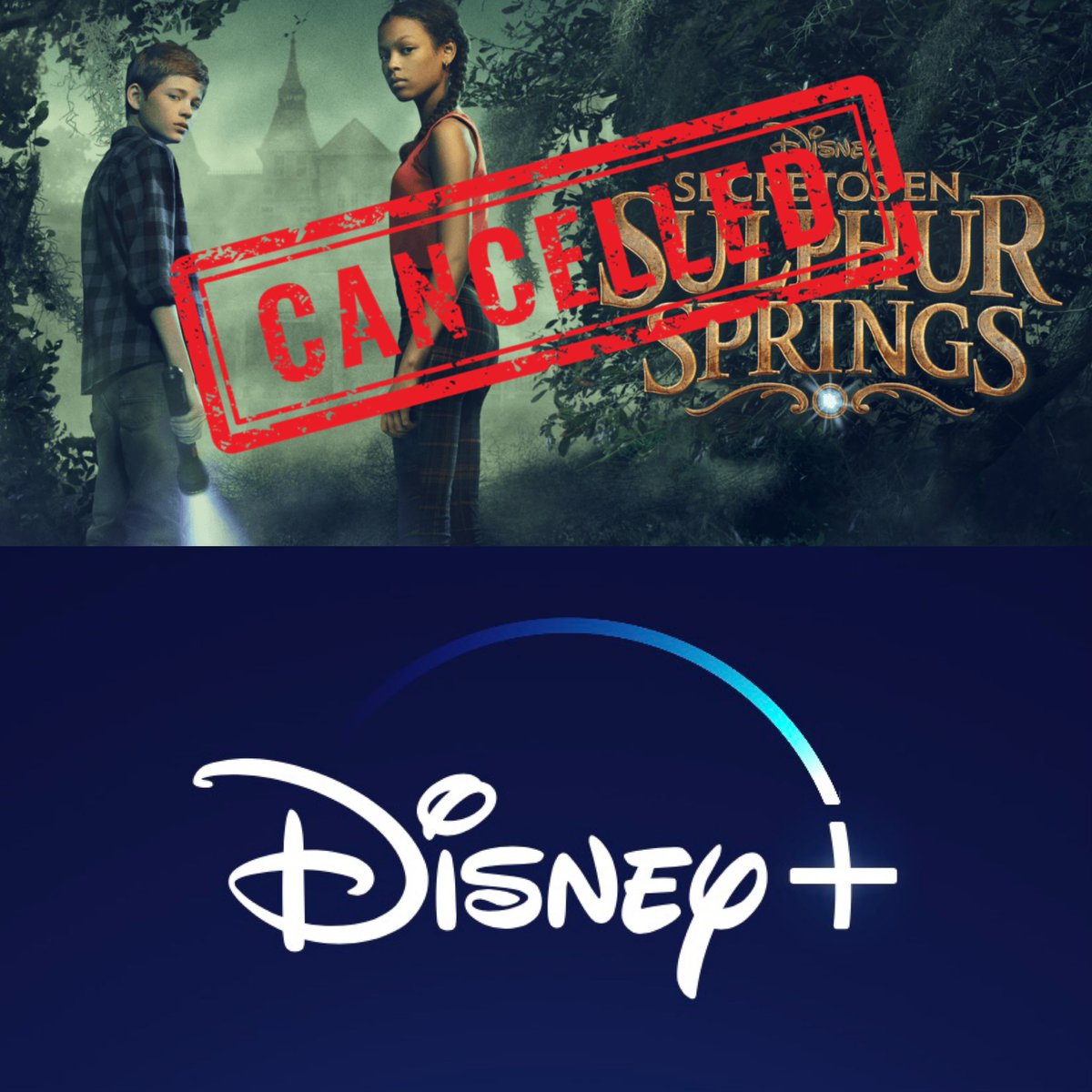 DisneyZoneLA's tweet photo. #ULTIMAHORA🚨| ADIÓS! Se anuncia que la serie original de #DisneyChannel #SecretsOfSulphurSprings fue cancelada tras 3 temporadas, por lo que la serie ya no recibirá nuevas temporadas, puedes ver sus temporadas en LATAM a través de #DisneyPlusLA ! https://t.co/Pl1rwYsALp