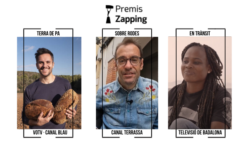laxarxa's tweet photo. 🏆Tres programes de les televisions locals, finalistes dels #PremisZapping

Felicitats i molta sort!🎉

➡️'En trànsit' @bdncom
➡️'Sobre rodes' @CanalTerrassa
➡️'Terra de pa' @VOrientalTv i @canalblau 

@Telespectadors 
👉https://t.co/uJAW2VmP4w https://t.co/j9HnZB0mlR