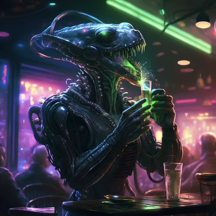 Sir_Slowmotion's tweet image. No matter what galaxy, somewhere is always shot-o-clock - cheers folks 🍻

#crofam  #synthtopia