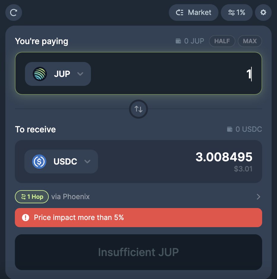 SolRobins's tweet image. $JUP rn😄