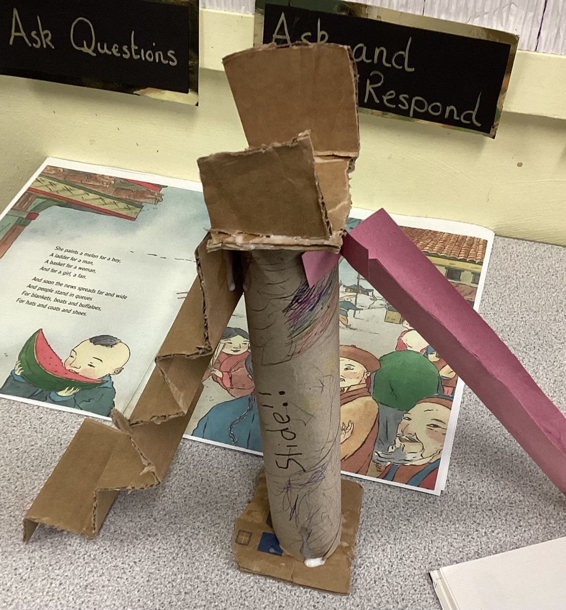 OLGHLiverpool's tweet image. Year 3 have been busy constructing their own abstract sculptures @kapowprimary #olghy3 #abstractsculpture #playgroundequipment #olghartanddesign