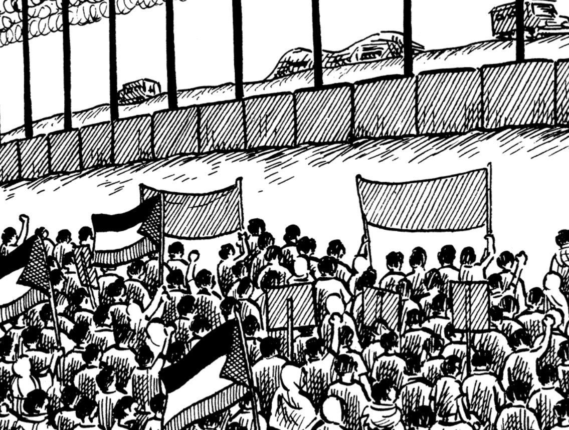 Presenting: the second installment of Joe Sacco’s “The War on Gaza.” tcj.com/the-war-on-gaz…