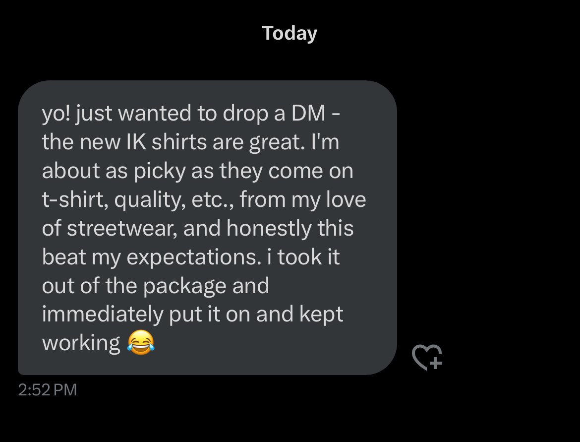Have never compromised on quality with the clothes for <a href="/internetkidsclo/">Internet Kids</a> 

Never will

Margins and production time always take a back seat to the quality of our clothes

Maybe not the best way to hyper scale, but it is the way to build a brand that people really fw over time
