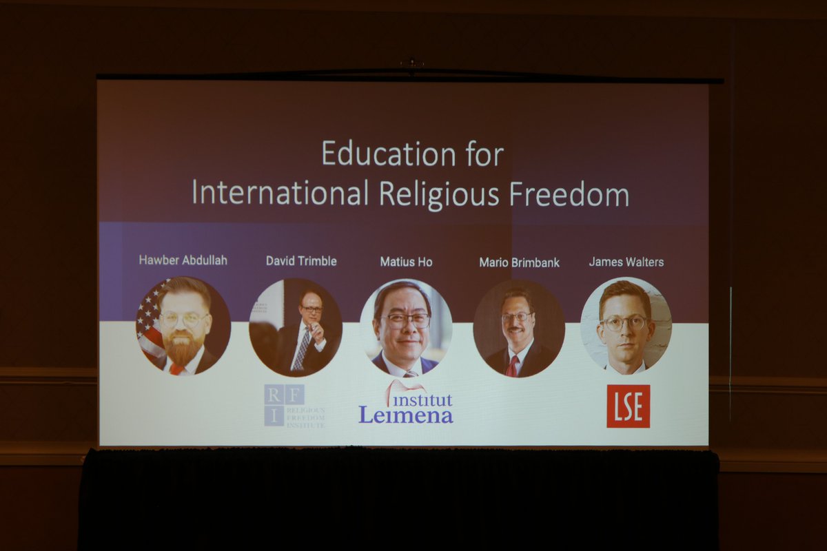 David Trimble, RFI Vice President for Public Policy & Education, spoke on an @IRFSummit panel yesterday with @matiusho @institutleimena, Hawber Abdullah, Mario Brimbank, and James Walters @LSEChaplain @LSEFaithCentre @LSE_RGS on 'Education for IRF.' #IRFSummit2024 #education