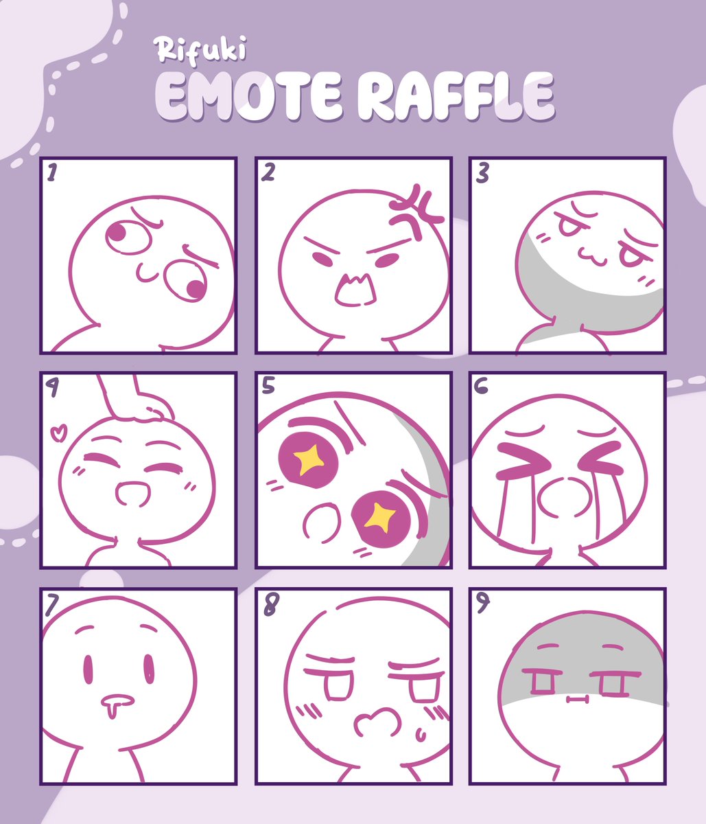 Emote raffle, bday special~ ✨✨

It's open for vtuber only this time

How to join :
▸Repost & Follow me to enter 
▸Drop your vtuber avatar in the reply
▸9 Winners get 1 random emote

~Ends in february 7th~ 
