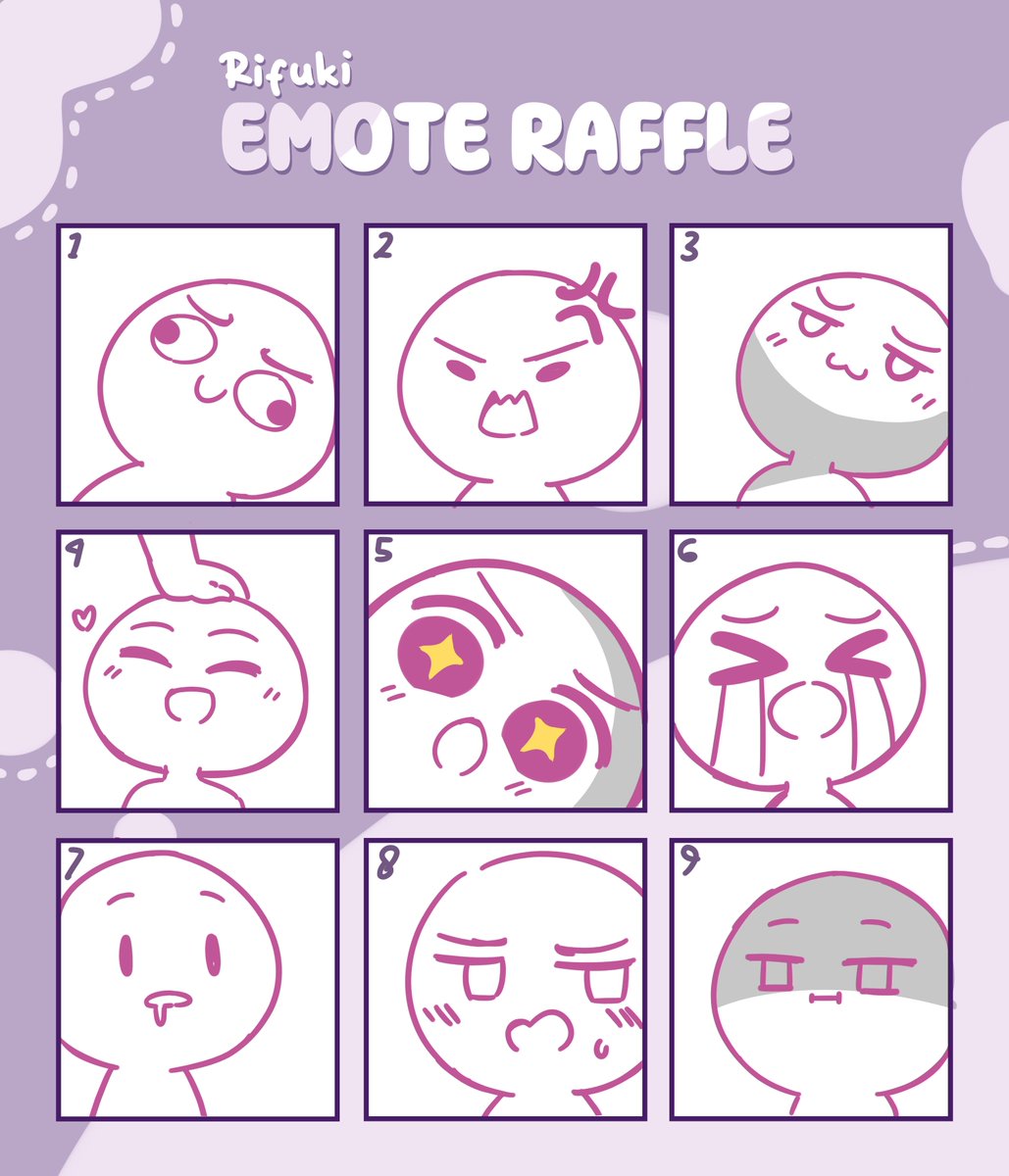 Emote raffle, bday special~ ✨✨

It's open for vtuber only this time

How to join :
▸Repost &amp; Follow me to enter 
▸Drop your vtuber avatar in the reply
▸9 Winners get 1 random emote

~Ends in february 7th~ 
