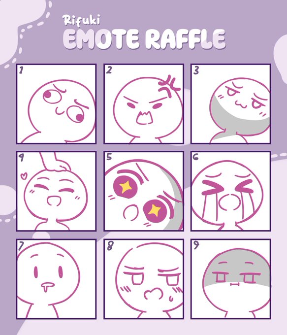 Emote raffle, bday special~ ✨✨

It's open for vtuber only this time

How to join :
▸Repost &amp; Follow me to enter 
▸Drop your vtuber avatar in the reply
▸9 Winners get 1 random emote

~Ends in february 7th~ 