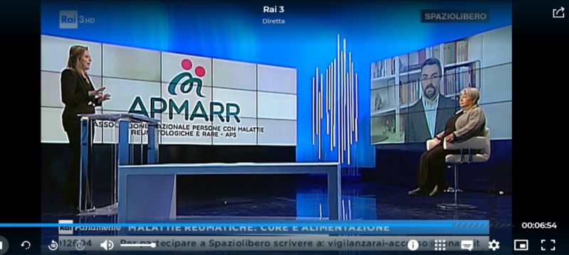 📺 Vi siete persi la puntata di #Spaziolibero dedicata ad APMARR e andata in onda ieri mattina su Rai3 o volete rivederla?

A questo link trovate la registrazione intera 👉 bit.ly/49dTZXn

Non perdetela!😉

#reumatologia