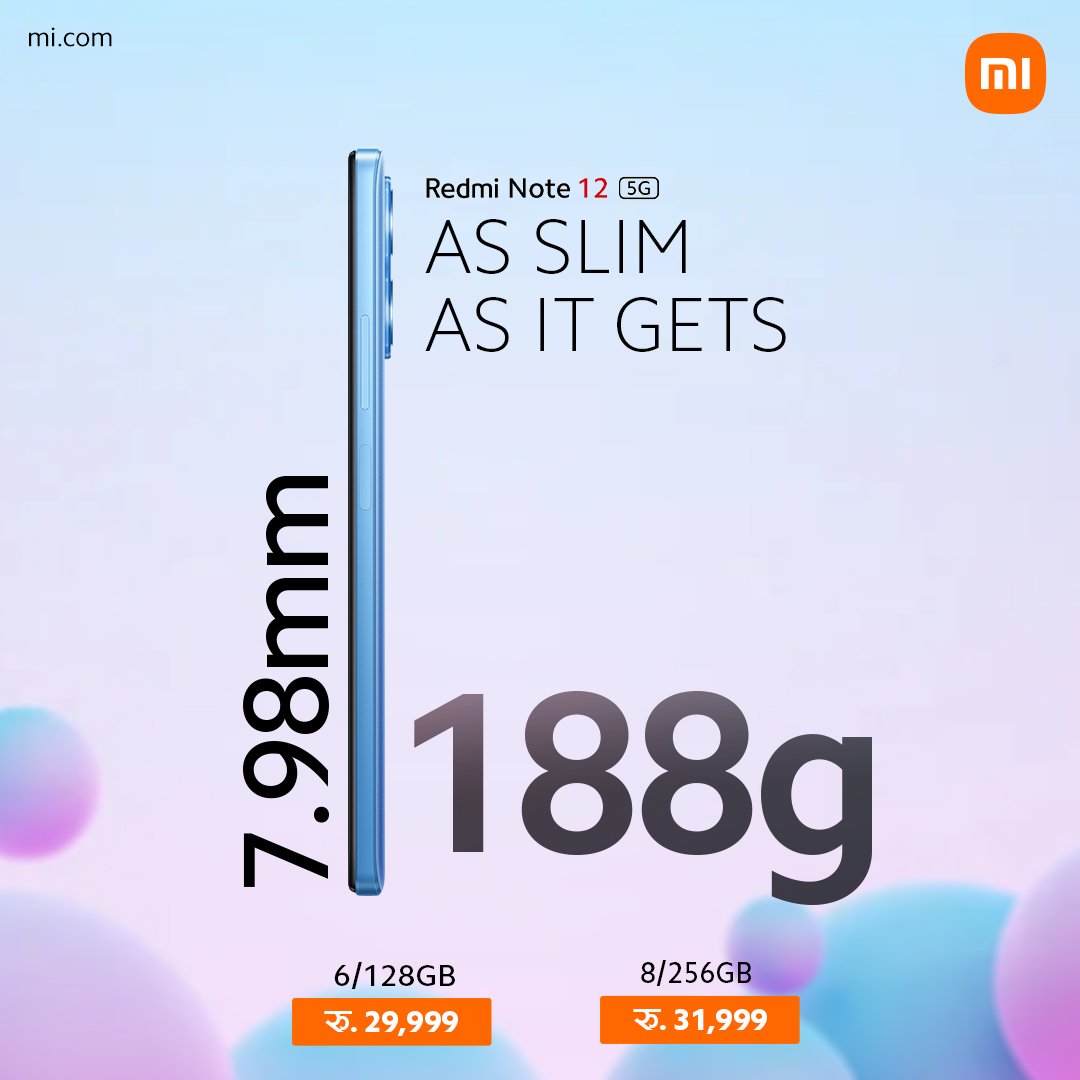 XiaomiNepal's tweet photo. Slimming down without compromising excellence ๐ฅ
Witness the magic of minimalism with the ๐๐๐๐ฆ๐ข ๐๐จ๐ญ๐ ๐๐ ๐๐
#XiaomiNepal #RedmiNote12_5G #RedmiRevolution https://t.co/AuUQEZm2rl
