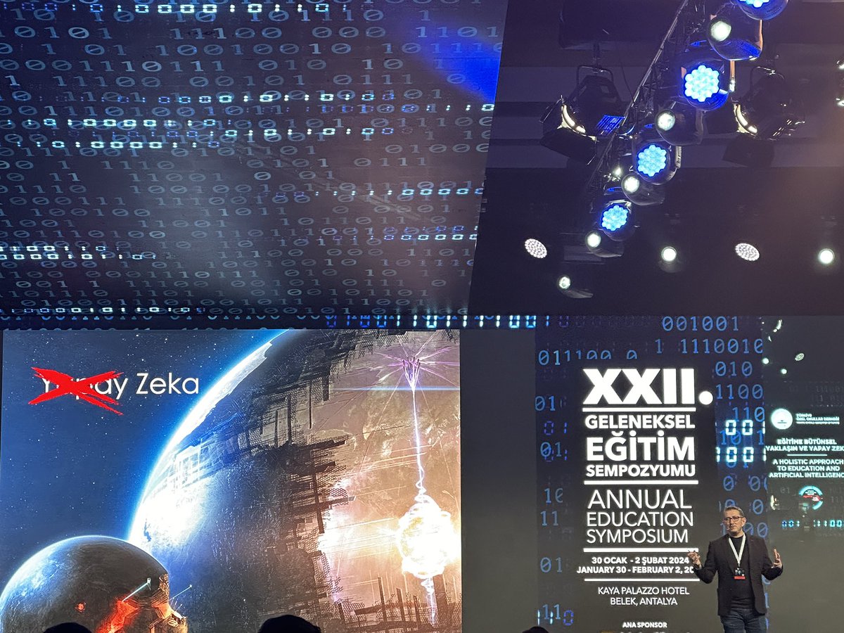 “Evrende bir kere ‘Zeka’ meydana geldiğinde bir daha asla yok olmaz.” 
#GAESXXII