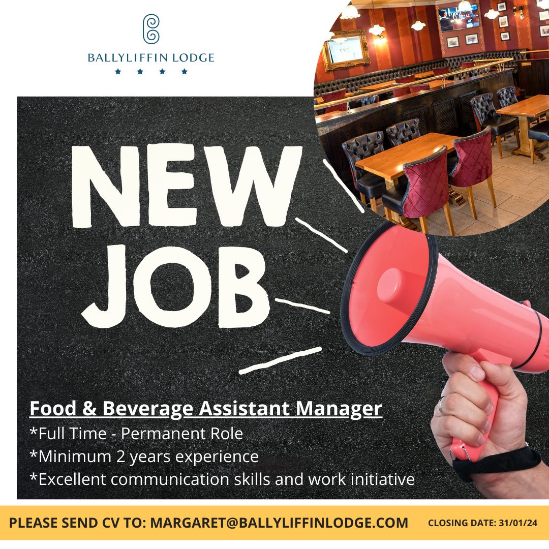 B_LodgeHotel's tweet photo. We look forward to hearing from you. 
#NewJob #JobFairy #Inishowen #HotelJob https://t.co/utLix1EAHm