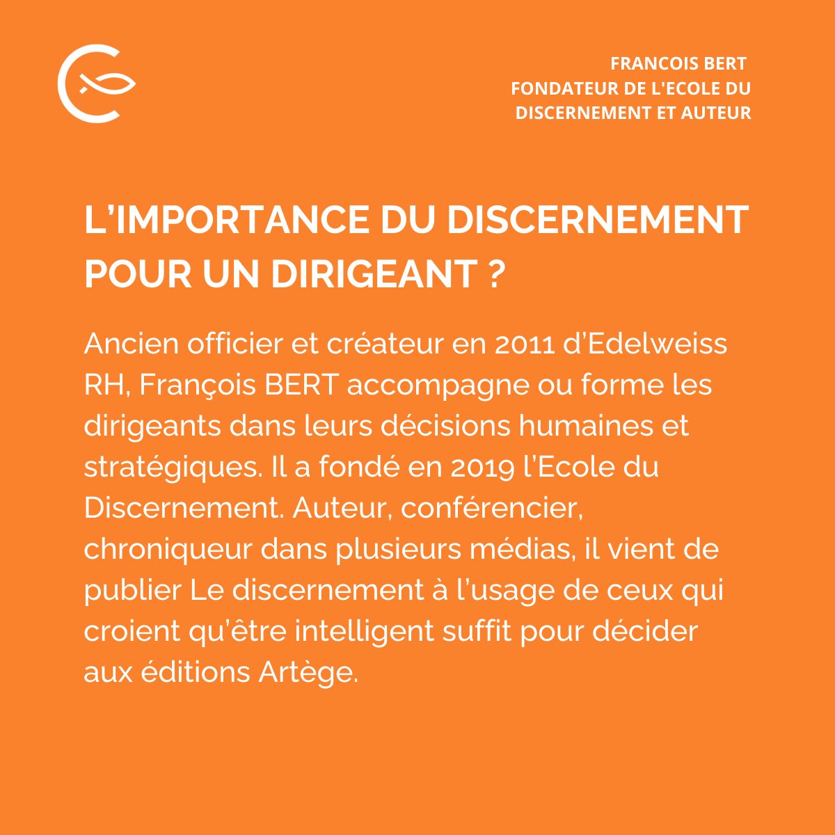 Les Entrepreneurs et Dirigeants Chrétiens tweet media