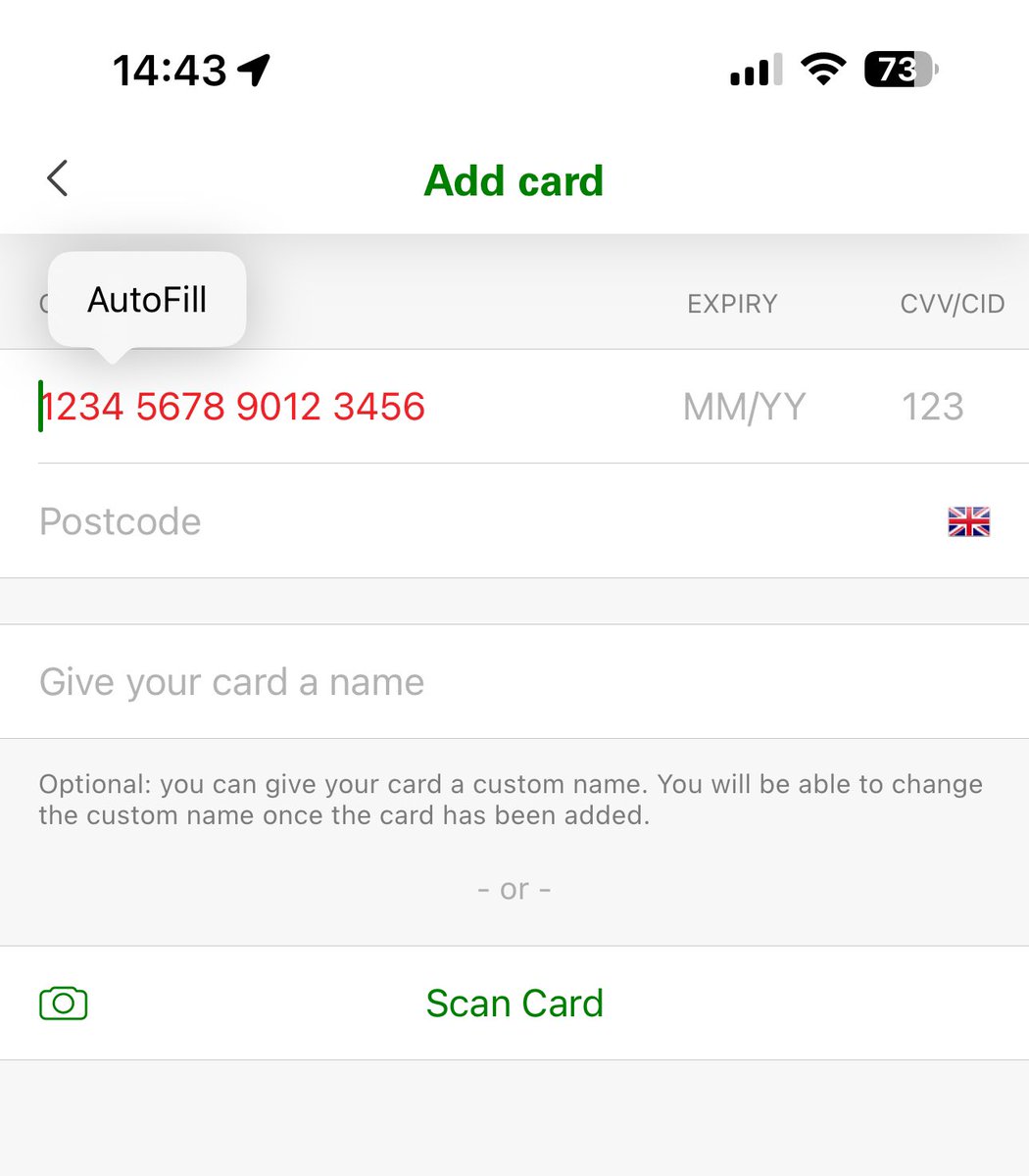 Another example of bad UI design, why have you removed the paste option #bpme <a href="/bp_plc/">bp</a>  why force me to try and copy the number manually from one window to another on my phone? #fail #badui