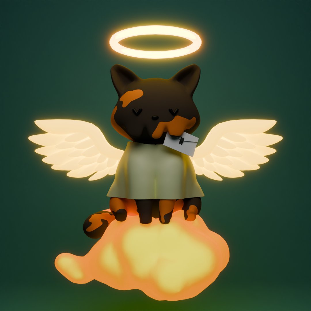vector_recite's tweet photo. [New] DOOMKATS 3D auction with @leftsilverhand 

The enlightened Holy KAT ☮️

2nd DOOMKAT with Dynamic - day/night mode

⏲️24 hours auction starting at 4 #XTZ  

🪙1x Art Trade Token for all Bidders   
🪙2x Art Trade Tokens for Winner     

Link below 👇

#DOOMKATS #LFKATS https://t.co/Ba5eacYYi1
