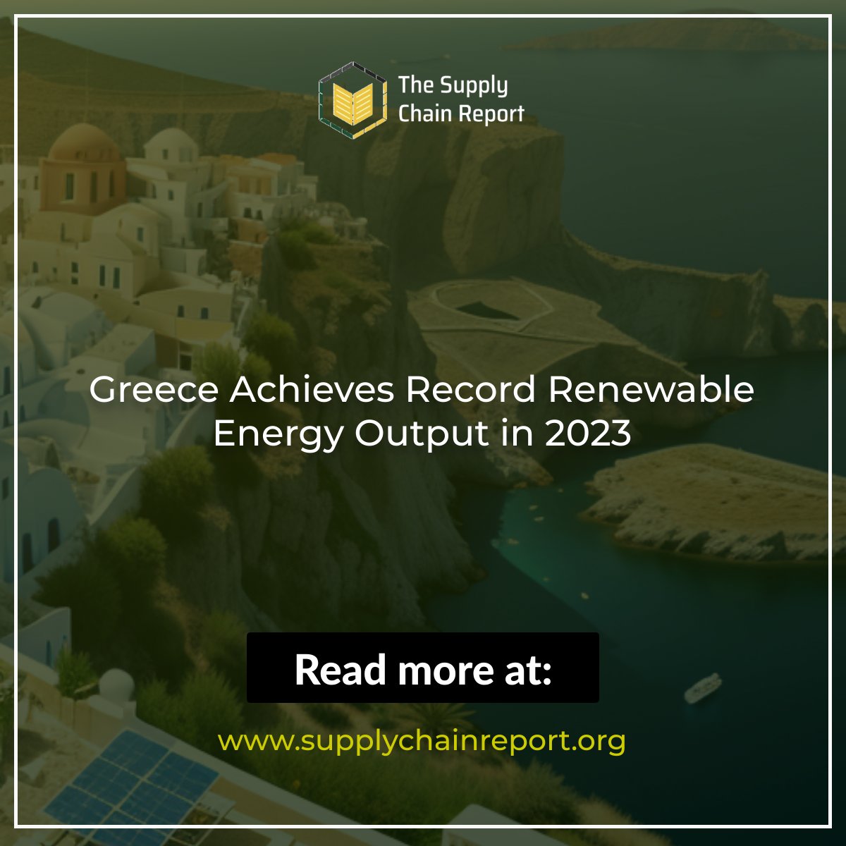 Greece Achieves Record Renewable Energy Output in 2023
Read more here: supplychainreport.org/greece-achieve…
#TheSupplyChainReport #greece #renewableenergy #sustainablefuture #2030goals