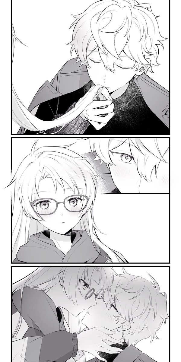 髪キス 