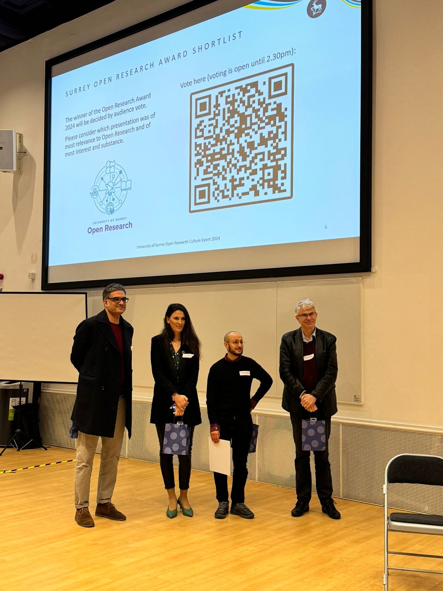 Our University of Surrey Open Research Award goes to... Sacha Beniamine 🏆 #SurreyOR2024 <a href="/SurreyOR/">SurreyOpenResearch @SurreyOR</a>