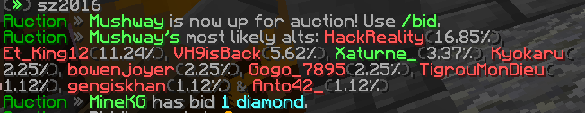 FalkoYt's tweet photo. Quand je fait des Slave sur @ArcticUHC et que je vois mes "alts"  il y a des pseudo qui despawn et d'autre qui vienne alors que j'ai que 4 compte mc https://t.co/q1hu7I9e84