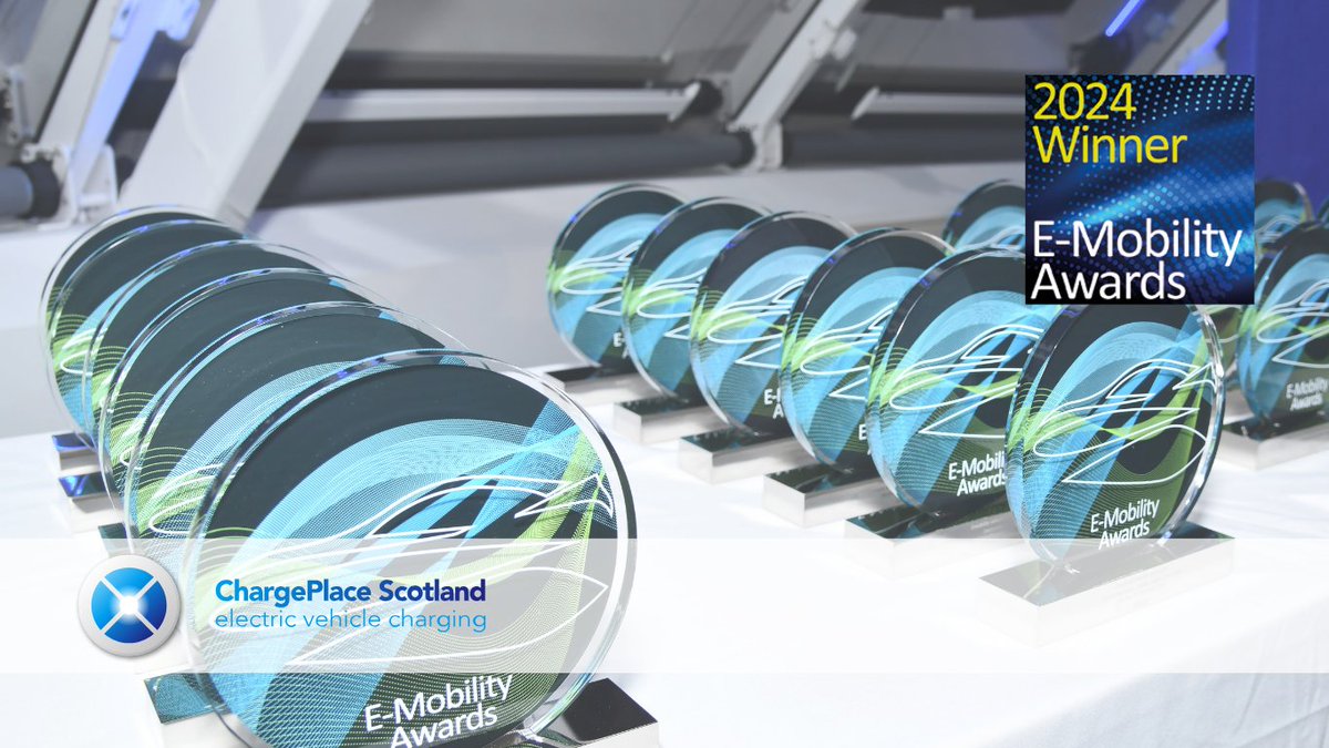 🏆 Exciting News! ChargePlace Scotland has been named the EV Service Team for the second year and Marketing & Communications Team of the year at the Emobility Awards! 🌟 Thanks to the EV community for the continued support! Read More in the blog ⬇️ chargeplacescotland.org/network-news/c…