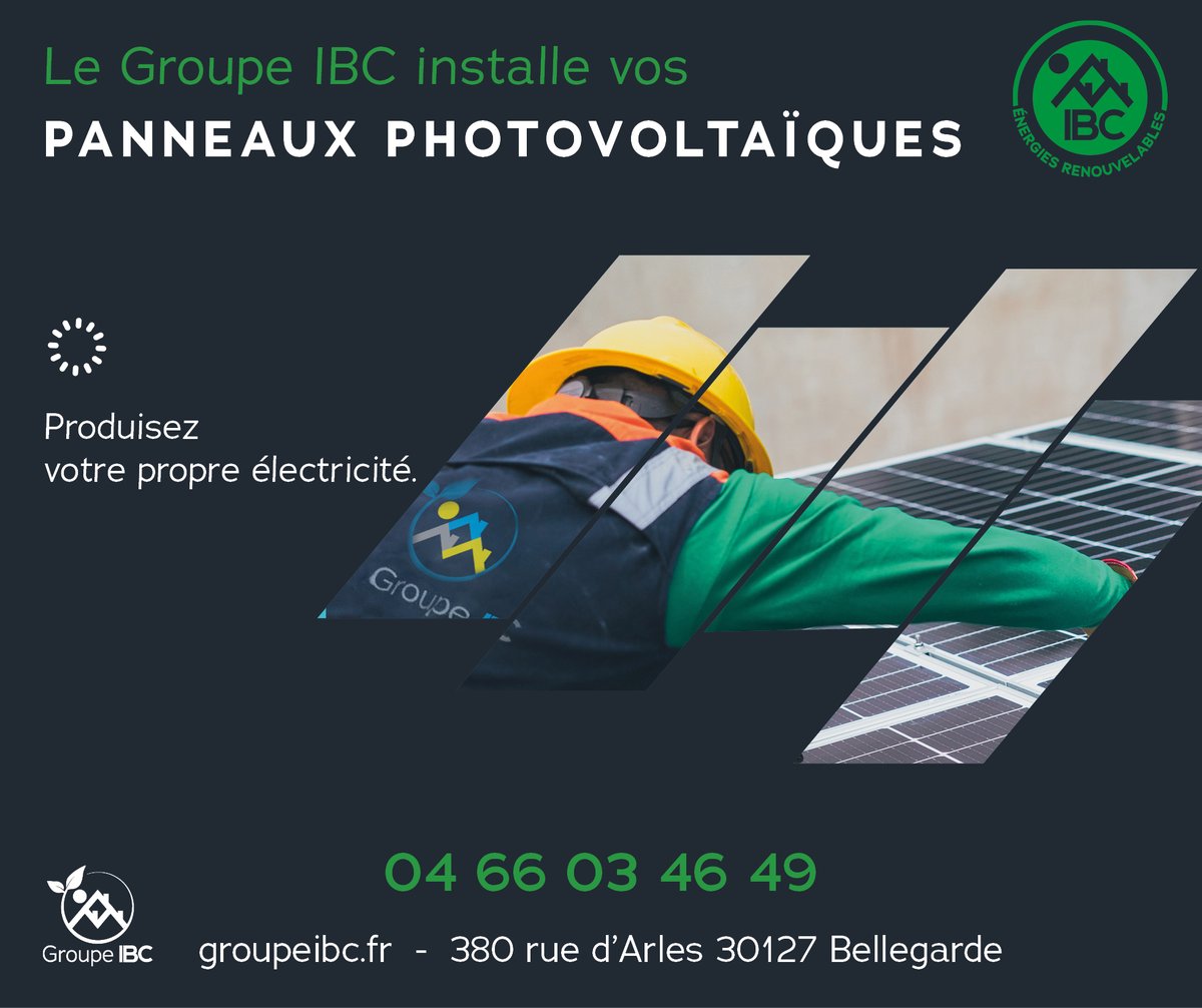 Besoin d'établir un #DevisGratuit pour vos #PanneauxSolaires à Nîmes dans le Gard ?
Contactez le Groupe IBC, professionnel RGE :
groupeibc.fr/devis-panneaux…
#devis #photovoltaique #panneauxphotovoltaiques #installationphotovoltaiques #économiesénergie #fairedeséconomies #nimes #gard