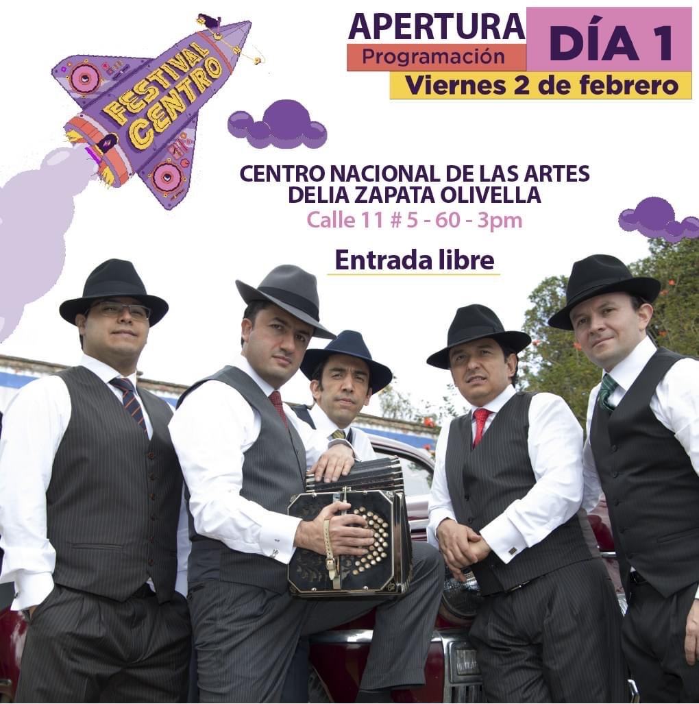 🎼 Queremos invitarles a la presentación del <a href="/Q_LFederico/">Quinteto L. Federico</a> en el marco de la nueva edición del <a href="/FestivalCentro/">FestivalCentro</a> 🎼

🗓️ La cita será el próximo viernes 2 de febrero de 2024 a las 3:00 p.m. en el <a href="/eneldelia/">Centro Nacional de las Artes Delia Zapata Olivella</a> 🗓️