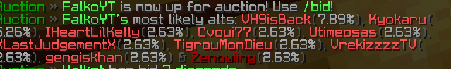 FalkoYt's tweet photo. Quand je fait des Slave sur @ArcticUHC et que je vois mes "alts"  il y a des pseudo qui despawn et d'autre qui vienne alors que j'ai que 4 compte mc https://t.co/q1hu7I9e84