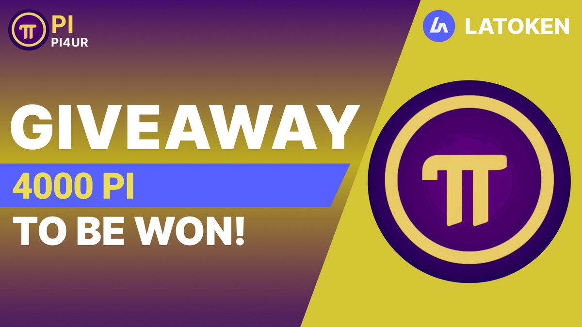 🏆 4000 PI4UR (PI) GIVEAWAY on LATOKEN

🔥 160 Winners.
✅ Complete all tasks and qualify for the Airdrop.
📲 Share with 5 Friends and Follow.
⏰ January 31, 2024 - February 5, 2024
Distribution date: 5th February, 2024

👉 JOIN GIVEAWAY (go.latoken.com/79uc/4510)
