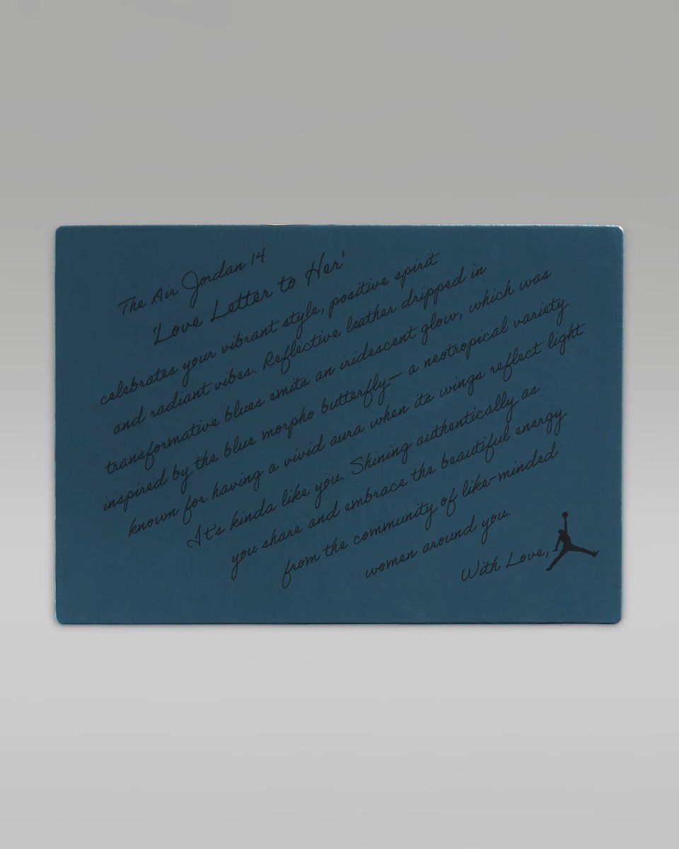 air jordan love letter