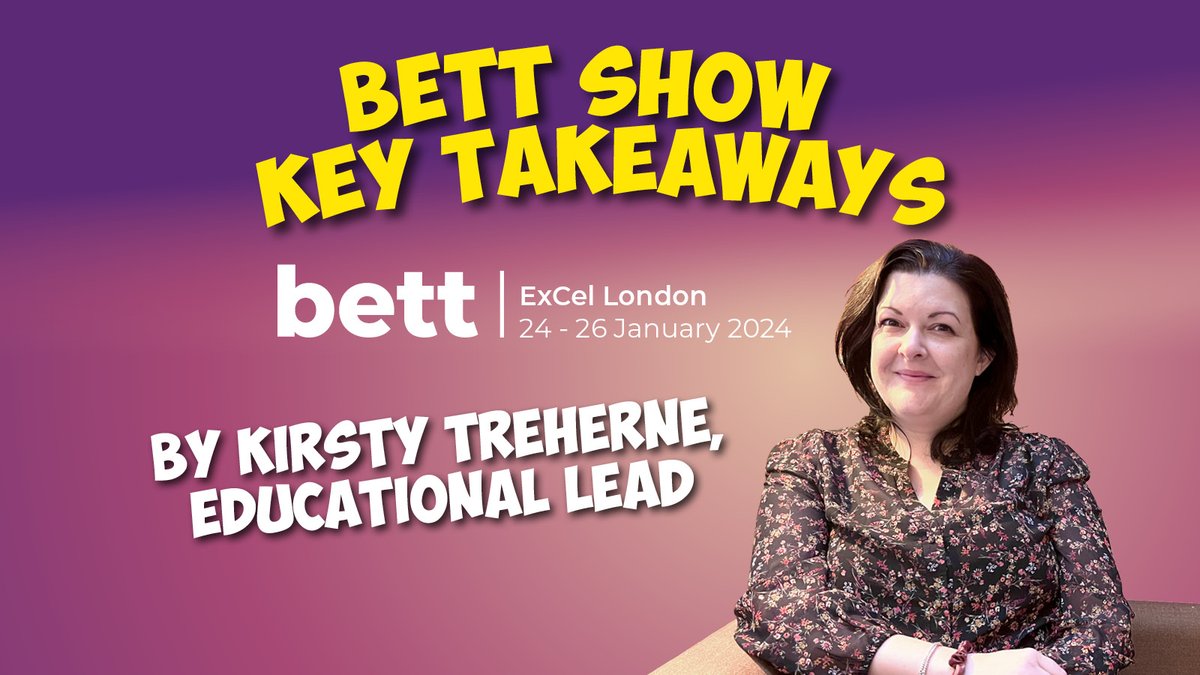Our Education Lead, Kirsty Treherne is reflecting on key topics from this year's BETT show: Tech tackling inequality, AI, deaf awareness and more. Check back next week to read her insightful blog on the experience. 💙
#BETTshow2024 #eventnetworking #educationsector