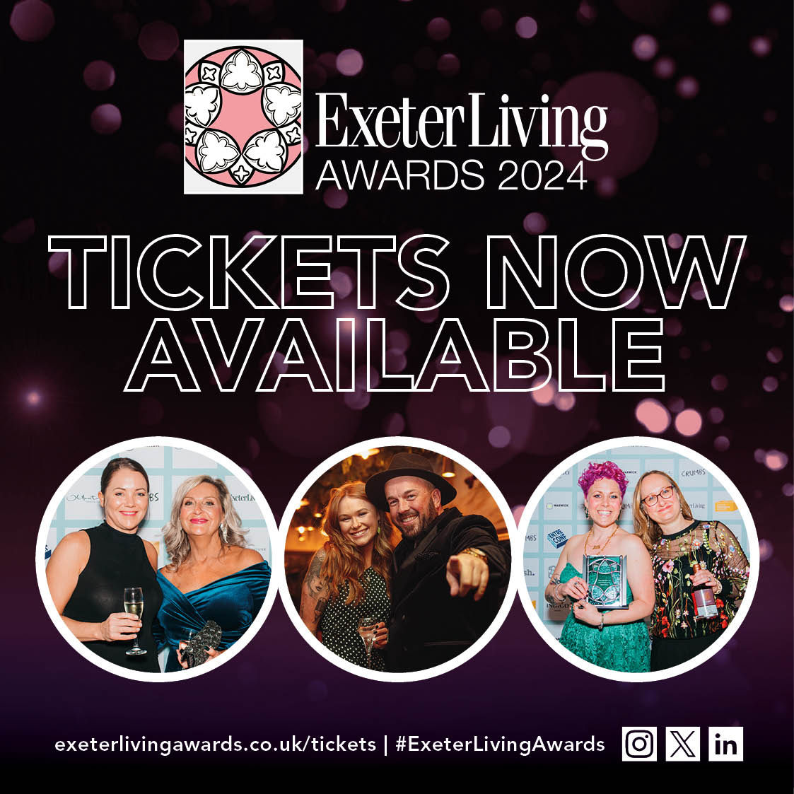 ⭐️ Tickets and Tables for the 2024 Exeter Living Awards are available now! Beat the rush and secure your attendance here: exeterlivingawards.co.uk/tickets/ #ExeterLivingAwards2024