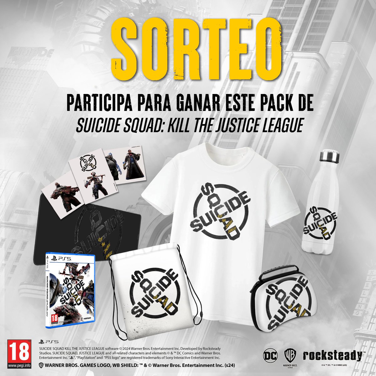 🃏 ¡Nuevo concurso! 🃏

🎁 Consigue una copia de Suicide Squad: Kill the Justice League para PS5 y un montón de merchandising del juego

🔄 RT y follow <a href="/MeriStation/">MeriStation</a> y <a href="/WBGamesSpain/">Warner Bros. Games Spain</a>

➡️ Comenta con el hashtag #SuicideSquad, ¿con qué personaje jugarás y por qué?
