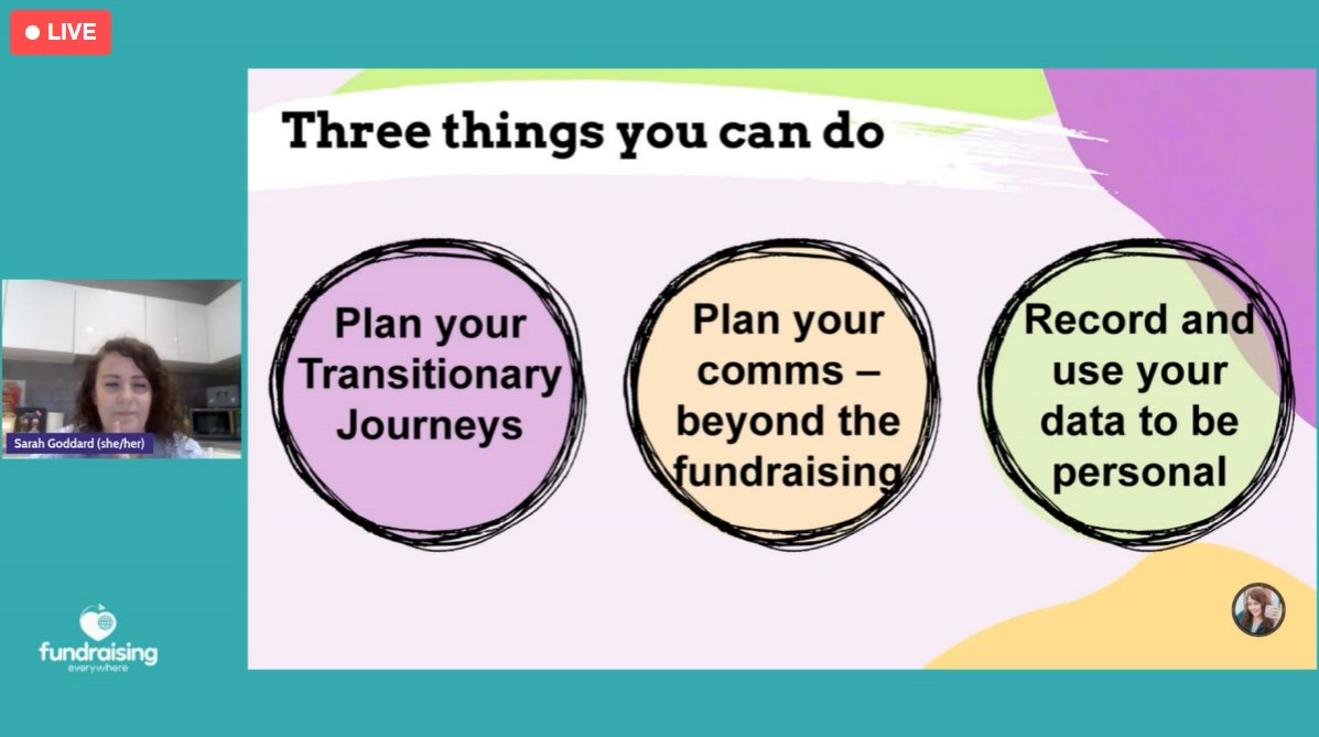 "Most often your supporters support your cause because your mission aligns with the change they want to see in the world.

Stop defining your supporters with a label. 

With #PublicFundraising we recognise that our supporters are individuals."

- Sarah Goddard <a href="/FundraiserSarah/">Sarah Goddard (she/her)</a>