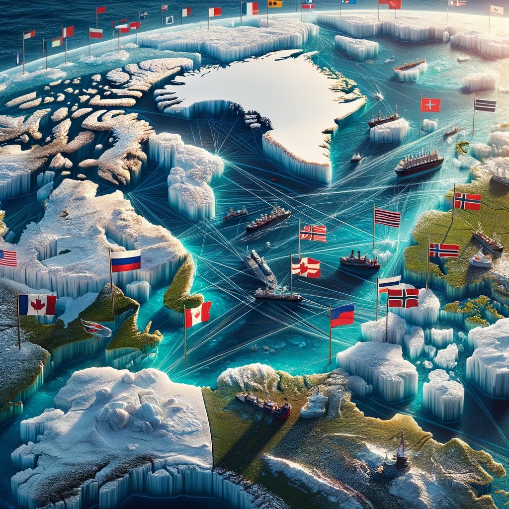 Arctic Ambitions: Nations Compete for Control Over New Maritime Routes in Melting Polar Regions #ArcticRace #MaritimeStrategy