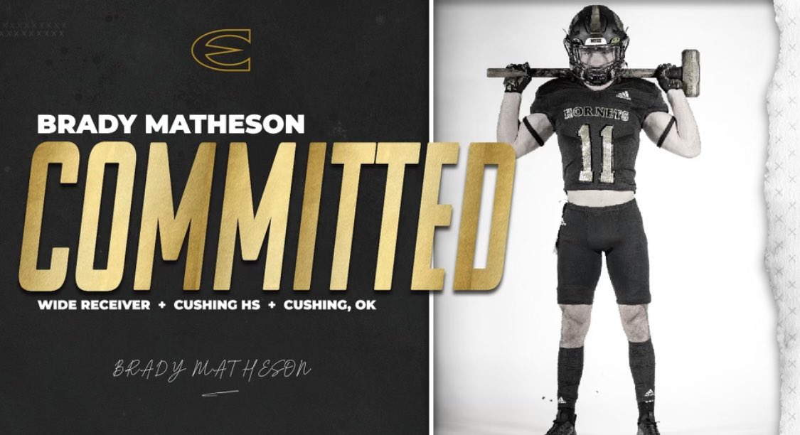 Brady Matheson (@mathesonbrady) on Twitter photo Next chapter! I’m home🐝
<a href="/esuhornetsfb/">ESU Hornet Football</a> <a href="/CoachGHiggins/">Coach Higgins</a> <a href="/CoachHarelson/">Cade Harelson</a> @coachcschu
<a href="/CoachTeeHarris/">Tyler Harris</a> <a href="/CoachCash1/">Vincent Cashdollar</a> <a href="/CushTIGERSFB/">Rusty Morgan</a> <a href="/chisholm_scott/">Scott Chisholm</a> <a href="/GPowell3_GP3/">Coach Powell</a> Next chapter! I’m home🐝
<a href="/esuhornetsfb/">ESU Hornet Football</a> <a href="/CoachGHiggins/">Coach Higgins</a> <a href="/CoachHarelson/">Cade Harelson</a> @coachcschu
<a href="/CoachTeeHarris/">Tyler Harris</a> <a href="/CoachCash1/">Vincent Cashdollar</a> <a href="/CushTIGERSFB/">Rusty Morgan</a> <a href="/chisholm_scott/">Scott Chisholm</a> <a href="/GPowell3_GP3/">Coach Powell</a>