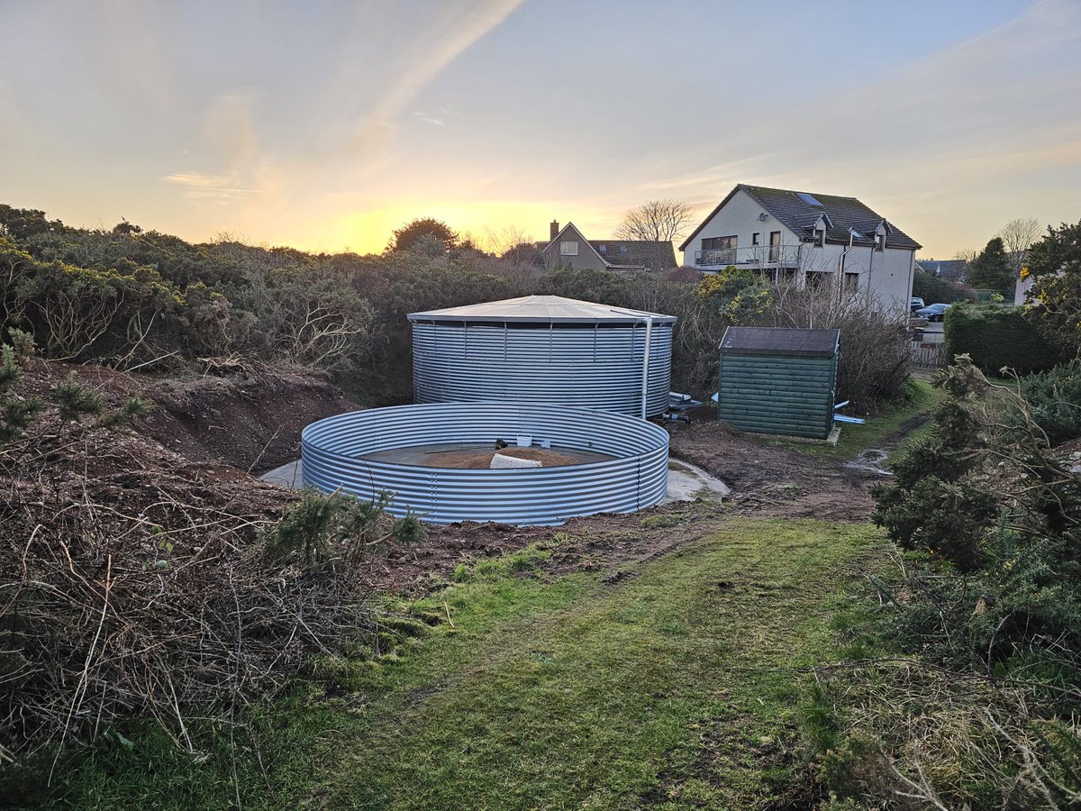 TISScotlandLtd's tweet photo. Just like that 🫶
New tank from @EvenproductsLtd installed @FortroseGC1793 this week. 
#dreamteam #irrigation #nomessingaround
#irrigation https://t.co/brCXL71qnz