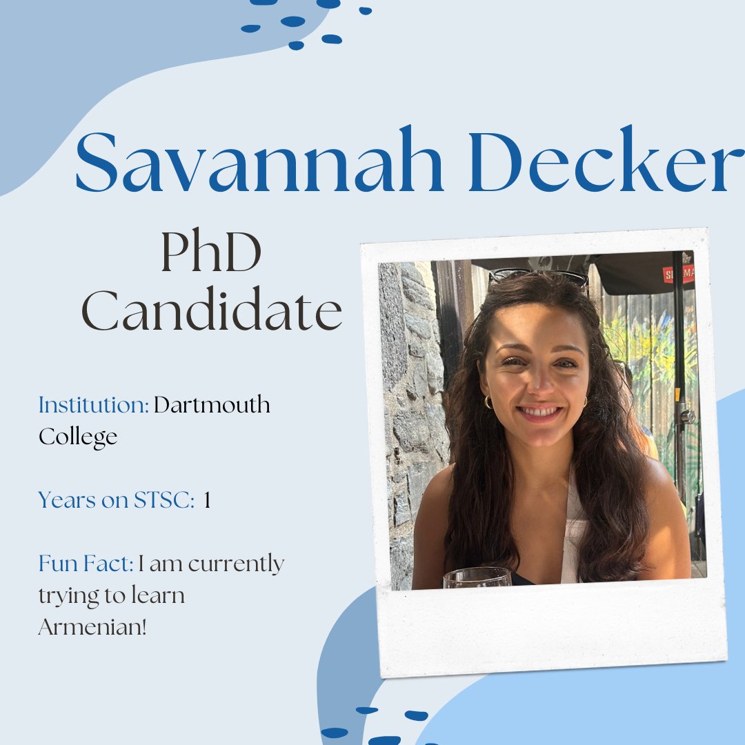 aapmstsc (@aapmstsc) on Twitter photo Spotlight on STSC member, Savannah (<a href="/medphysDecker/">Savannah Decker</a>)
Savannah is a PhD candidate at Dartmouth College and has been a member of the STSC for 1 year! Spotlight on STSC member, Savannah (<a href="/medphysDecker/">Savannah Decker</a>)
Savannah is a PhD candidate at Dartmouth College and has been a member of the STSC for 1 year!