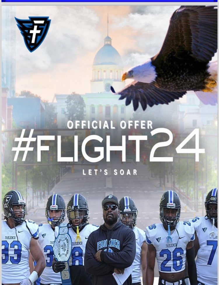 Truly blessed to receive an offer from Faulkner university <a href="/CoachJoshEv18/">Josh Evans</a> <a href="/Coach_ZGolson/">Zach Golson</a> <a href="/CoachRique/">Enrique Williams</a> <a href="/CoachReaux/">Romelle Jones</a>