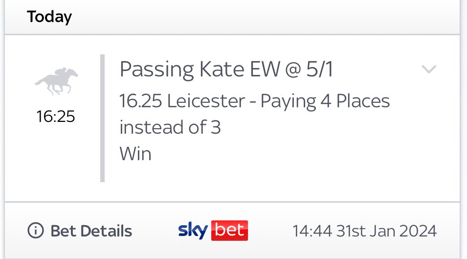 RPGRacingTips's tweet image. Todays Single e/w bet 🐎