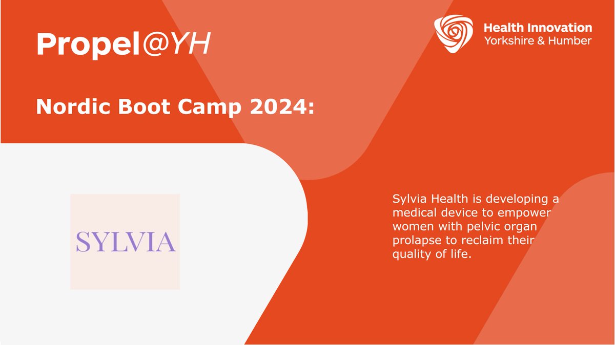 Another one of innovators for 2024 is @SylviaHealth Sylvia Health is developing a medical device to empower women with pelvic organ prolapse to reclaim their quality of life. Find out more: ow.ly/tNWQ50QuJq5 #DigitalHealth