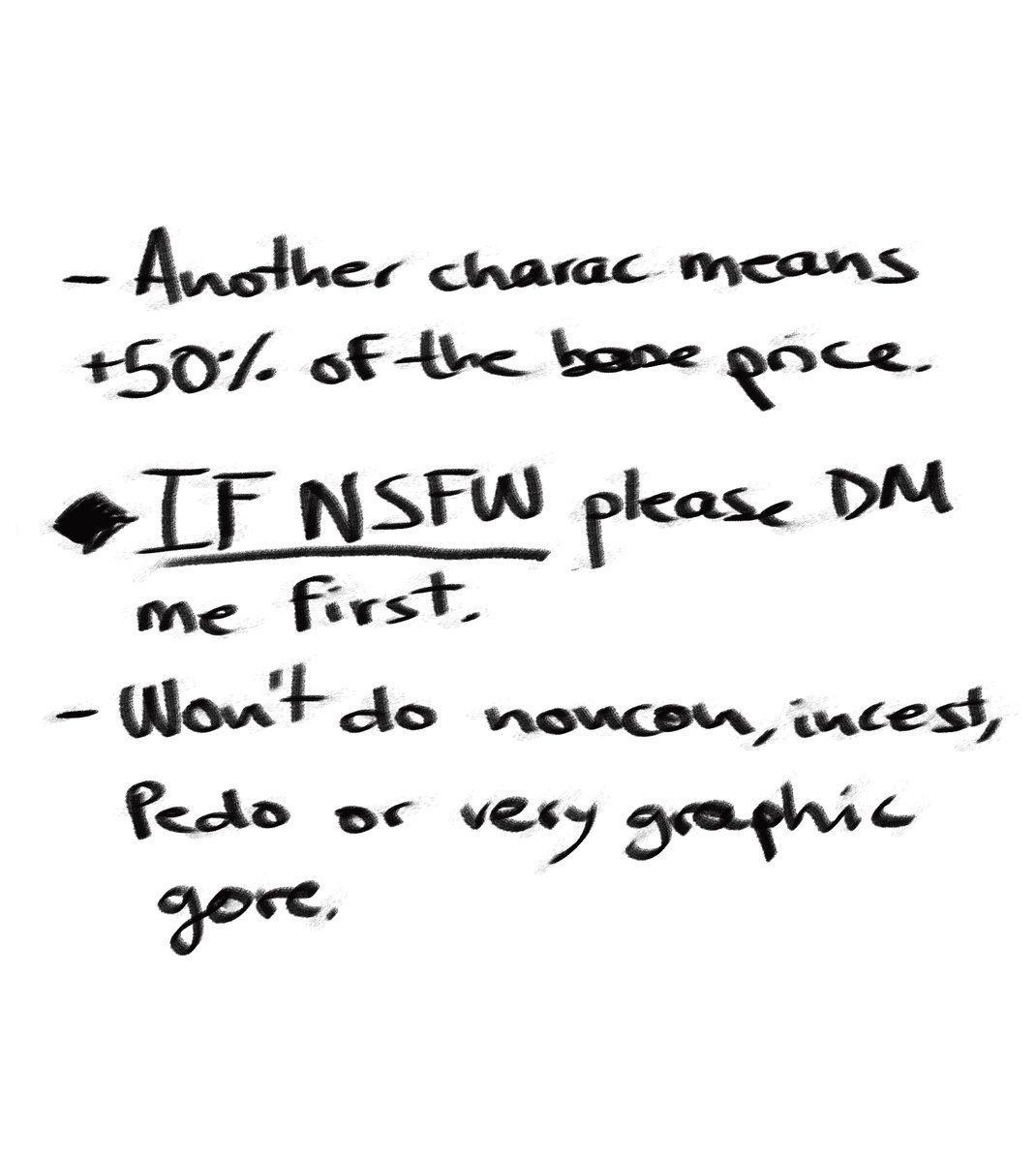 I'll be opening 3 slots of these, for more info/specific details DM me